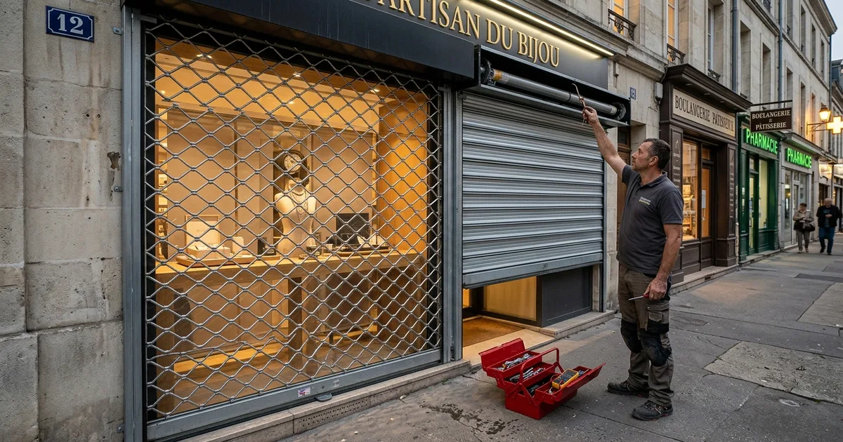 Comment fonctionne un rideau métallique à Beauvais en